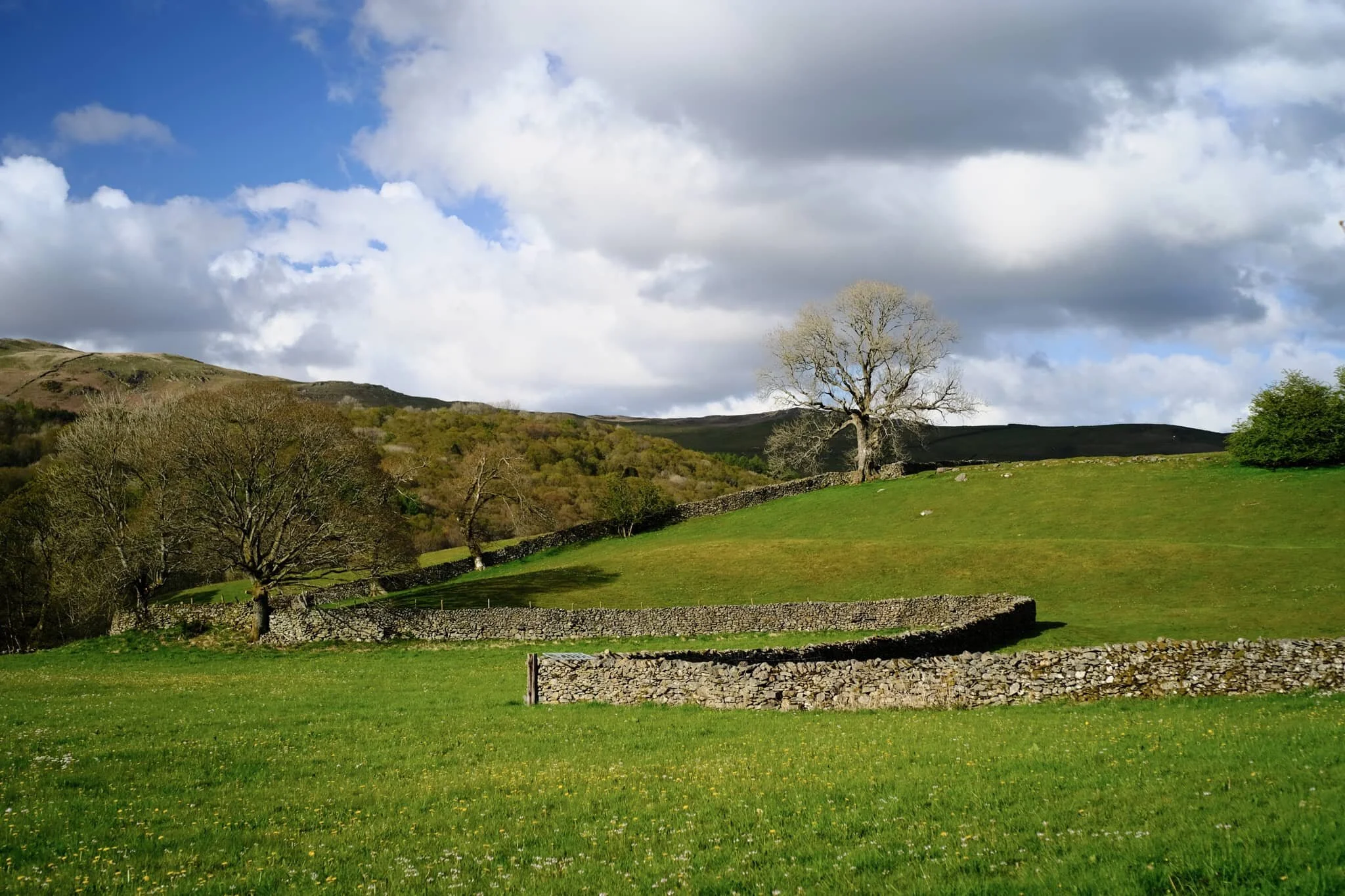  Wonderful scenes across the valley. 