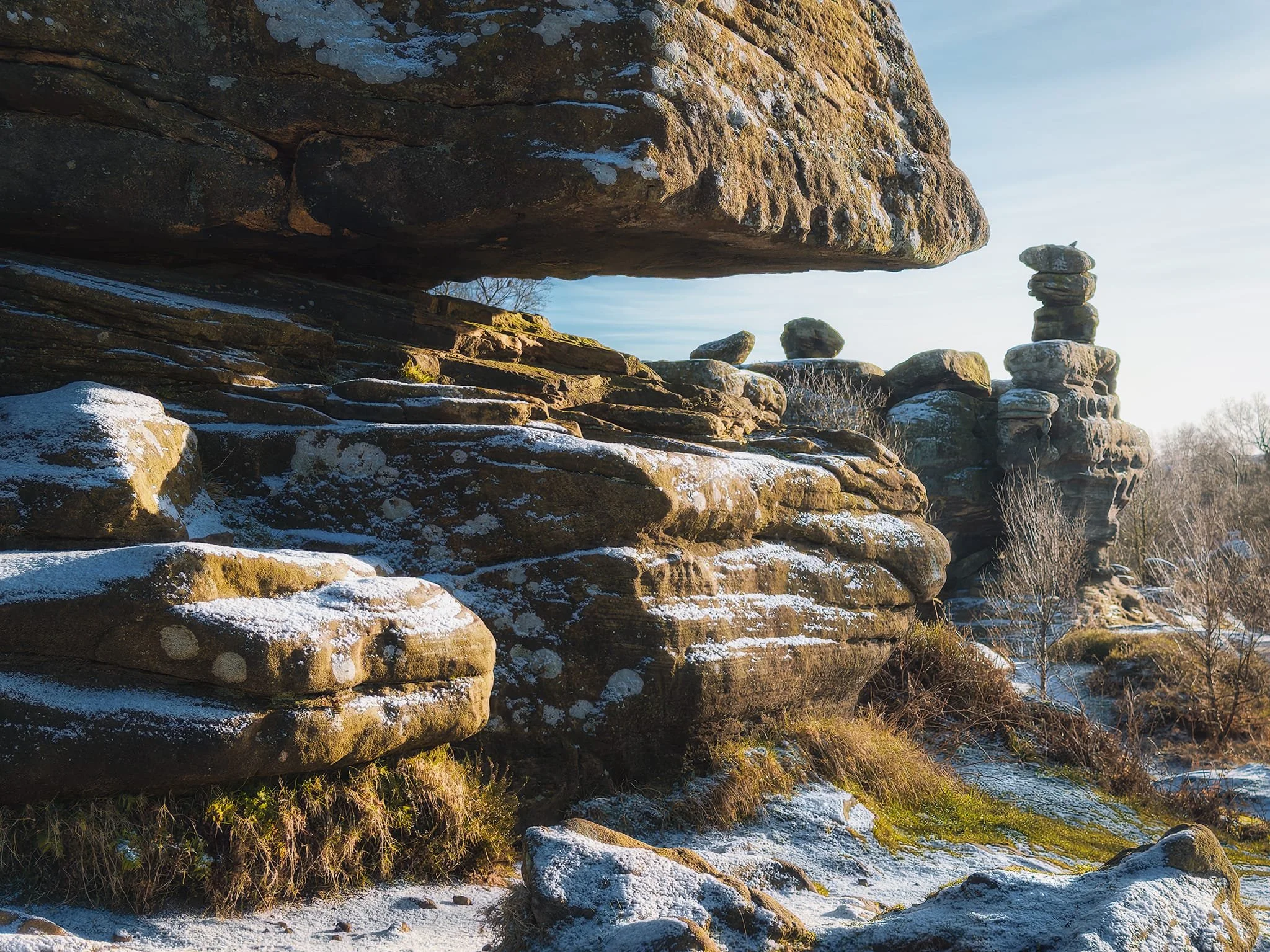  Always a joy to find ways of using various rock formations to create interesting arrangements and compositions, such as this one. 