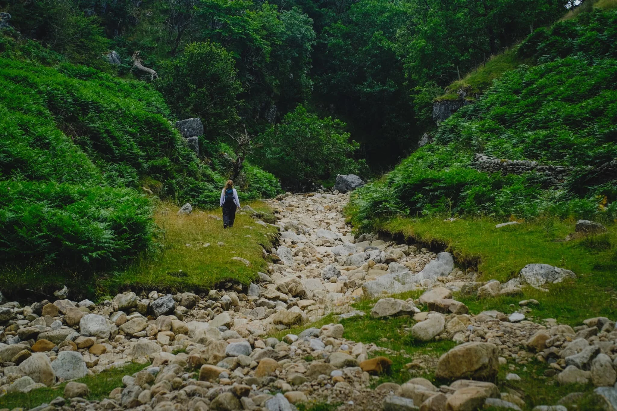  We exited back out of Ease Gill and made our way south to Ease Gill Kirk, following the dry river. 