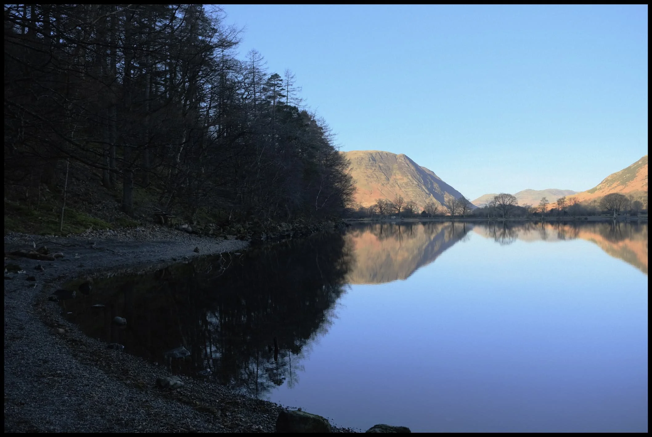  Looking down Lorton Vale towards Mellbreak, the main fell that overlooks Crummock Water. 