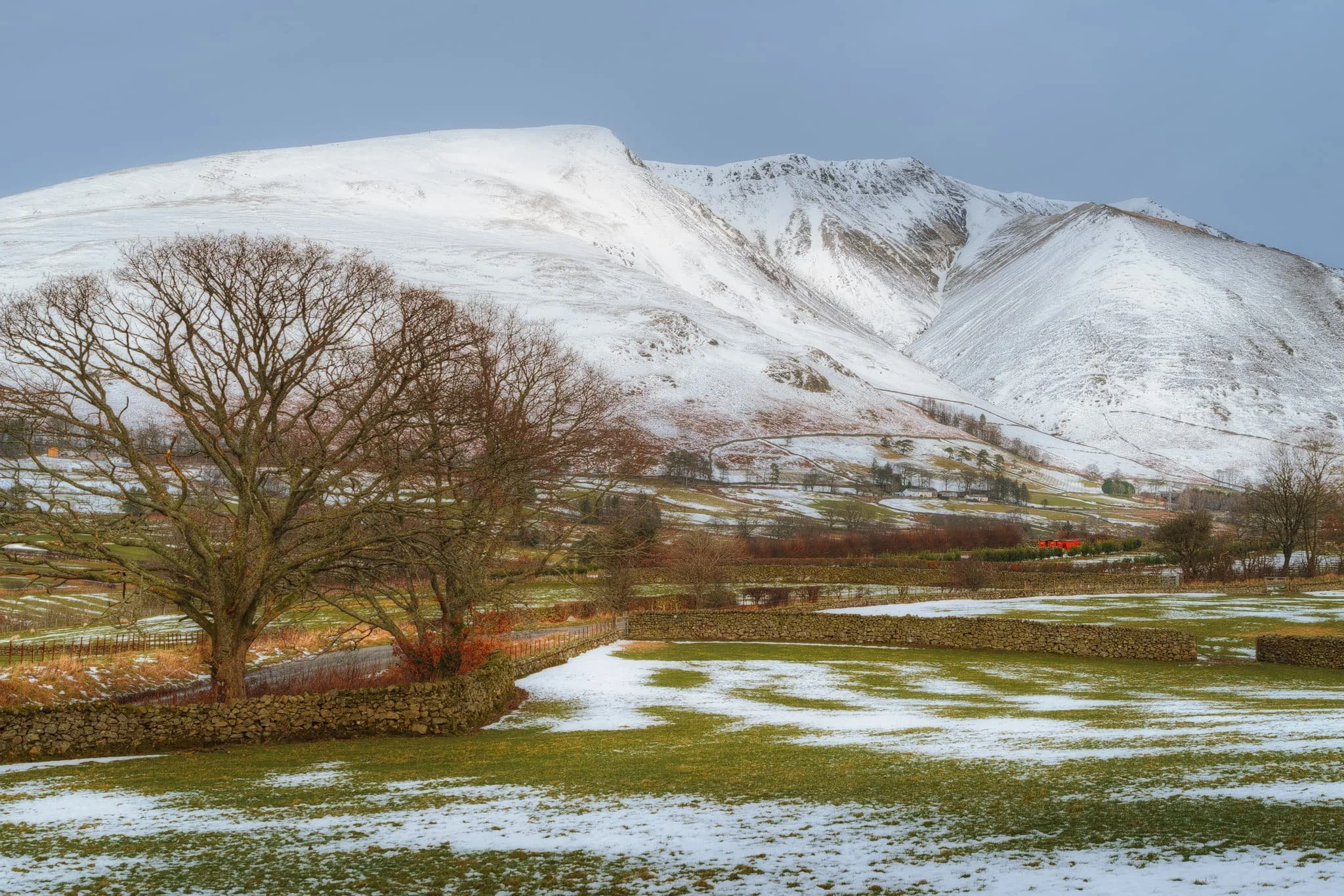 As we start climbing the path towards Tewet Tarn, this view of Blencathra stops me in my tracks.