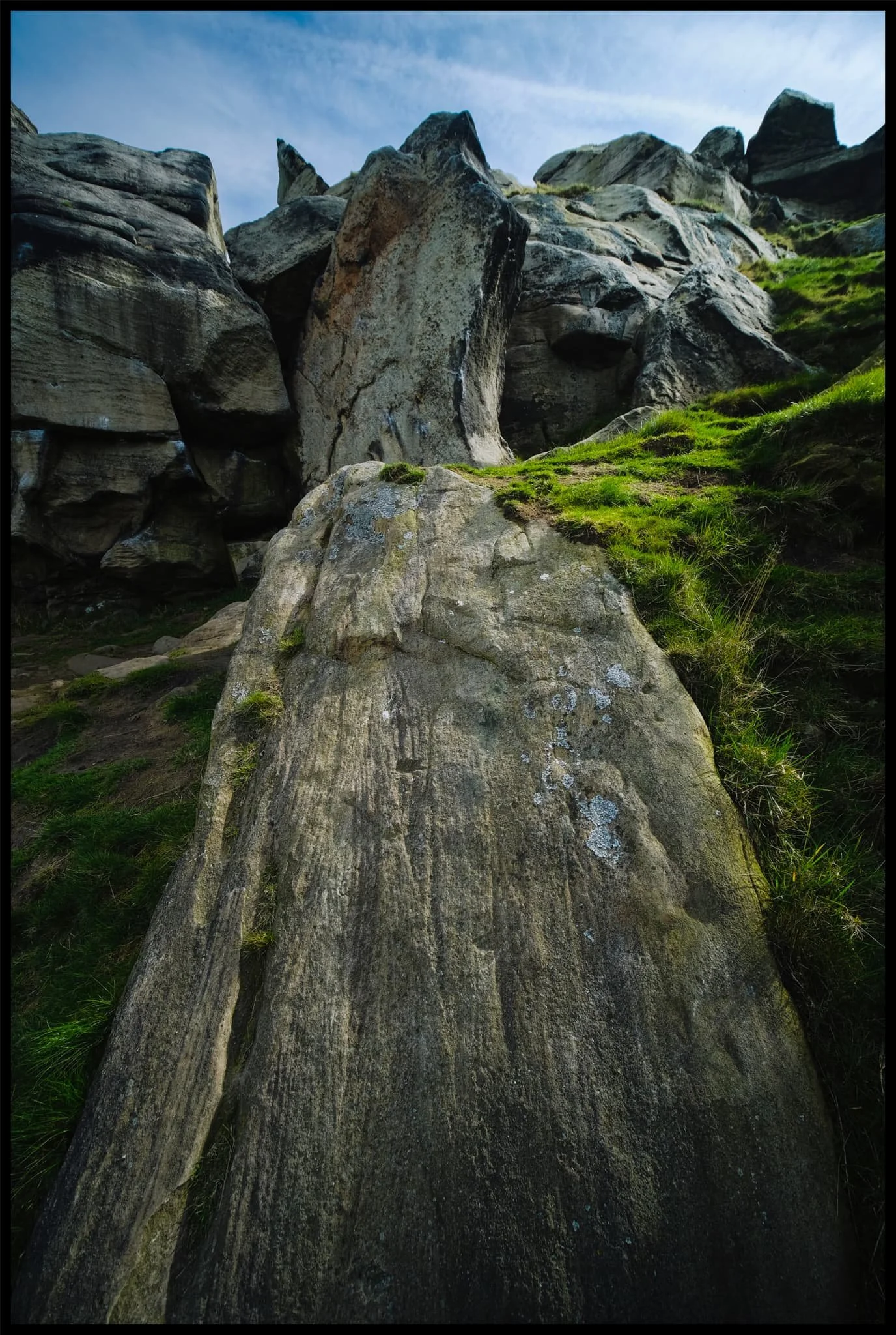  Crags and rock formations like these inspire me to whip out my 9mm ultra-wide lens for some unusual and fantastical compositions. 
