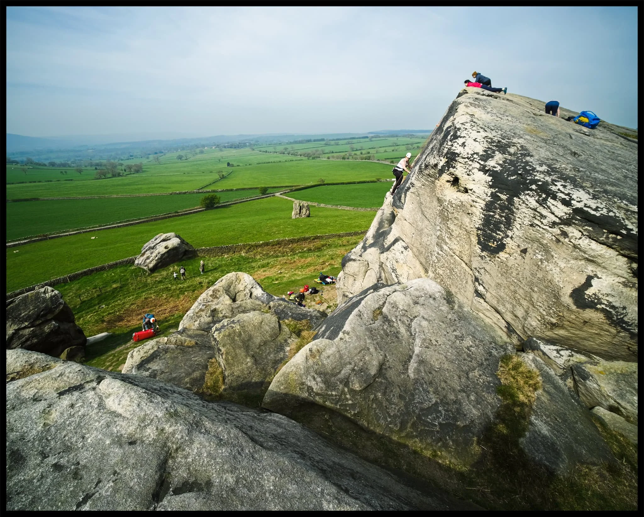  I appreciated the grit and determination of these rock climbers. I certainly couldn&rsquo;t do it. 