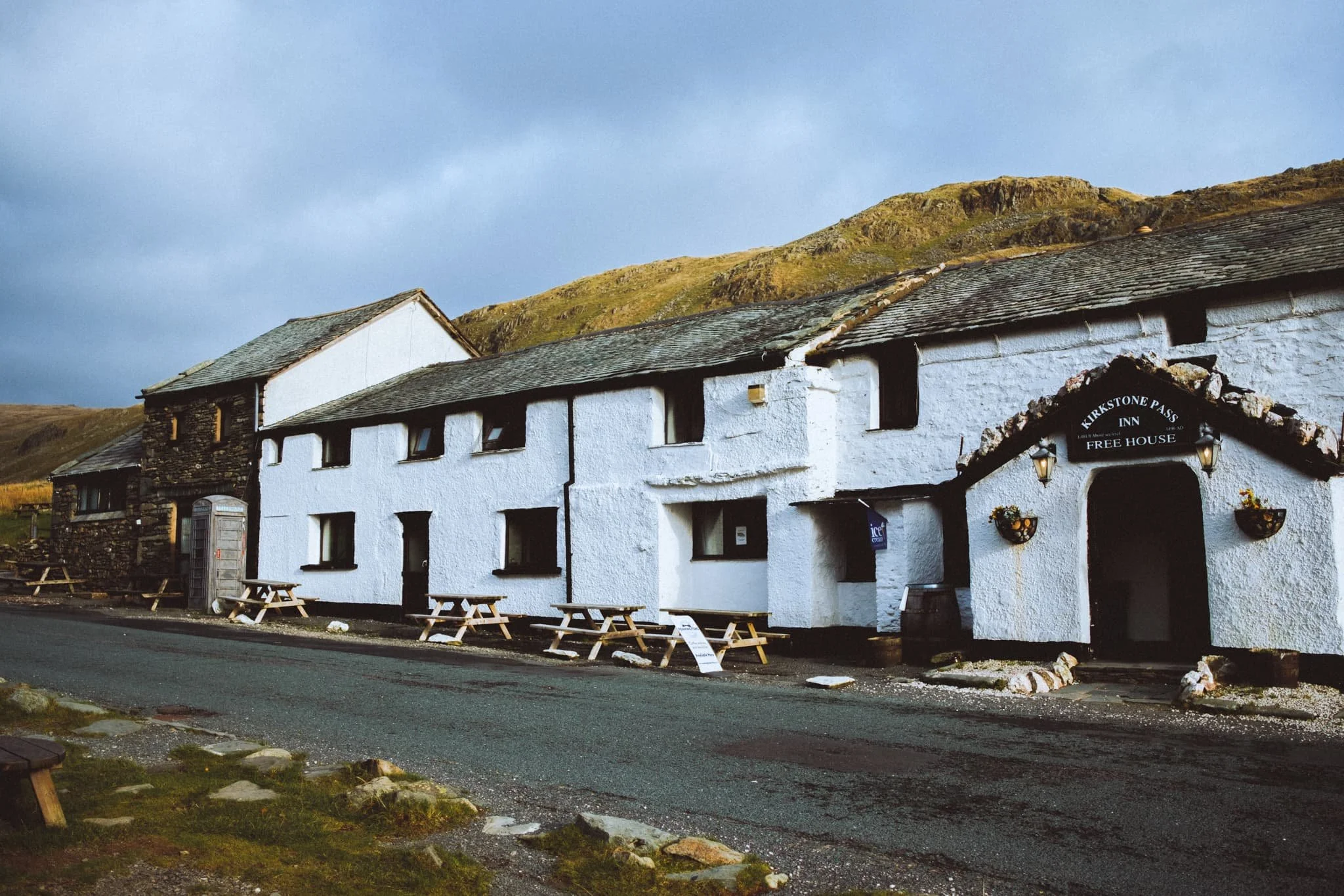  A lovely lunch was had at one of the Lake District&rsquo;s most famous pubs: the Kirkstone Pass Inn, which has been in operation at the top of Kirkstone Pass (454 m/1,489 ft) since 1496 CE. What a lovely day out with Dad. 