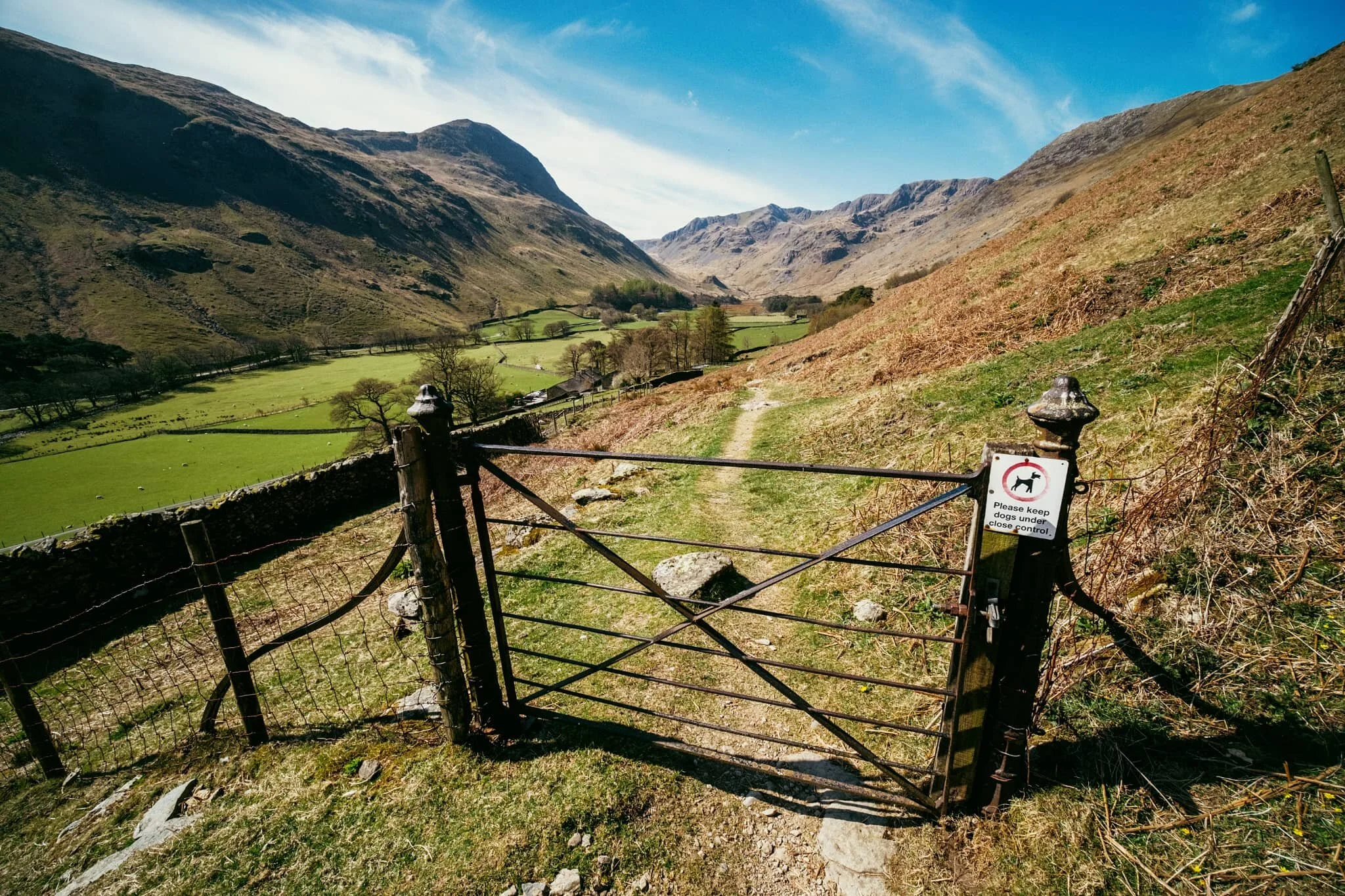  An older gate, still in use. 