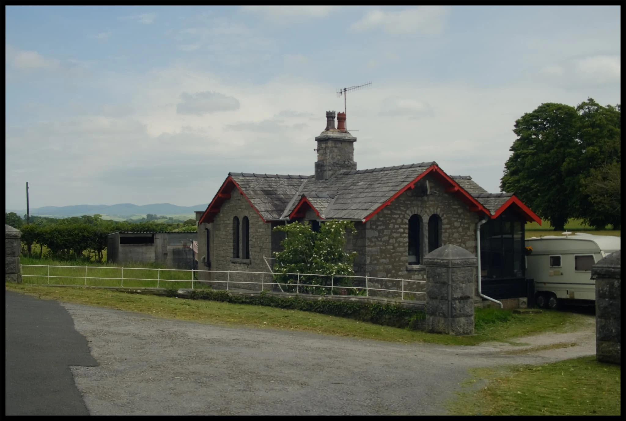  This beautiful cottage at Prizet sits just alongside the A591. 