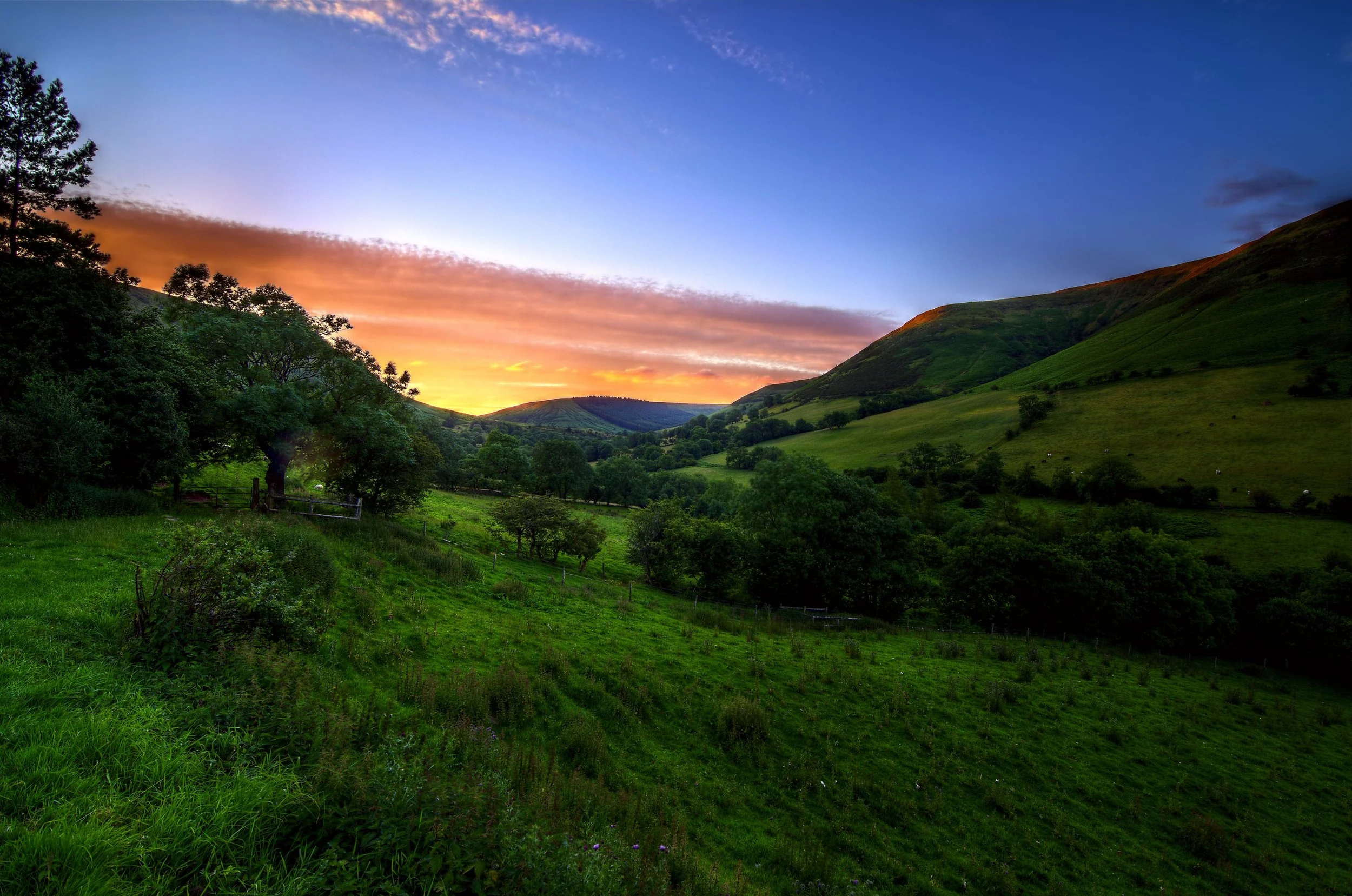 Sun Sleeps Behind A Mountain Lightsweep.Co.Uk Licensed Under A Creative Commons Attribution Noncommercial Sharealike 3.0 Unported License