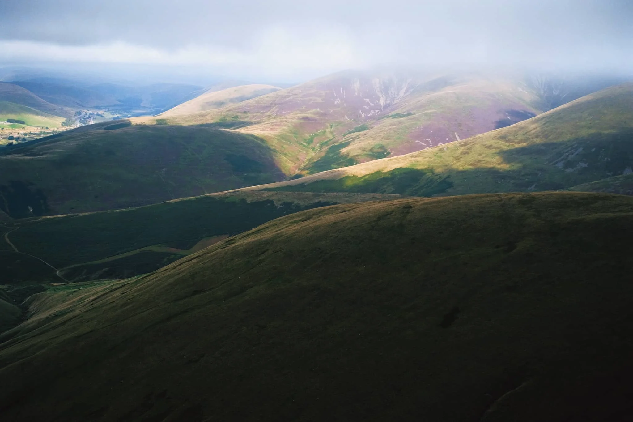  The view north from the summit of Arant Haw.  Good heavens . 