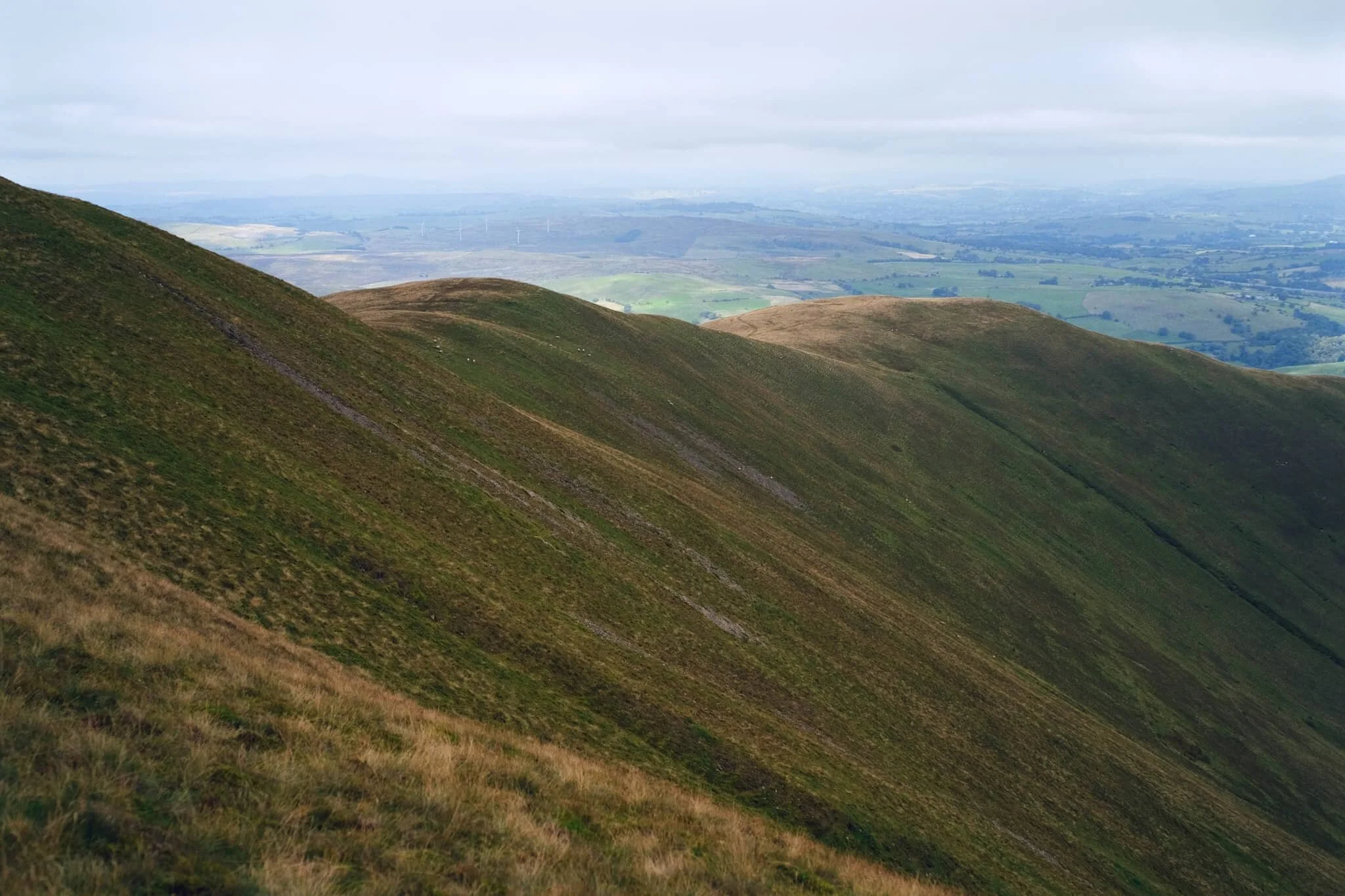  The western spur that juts out from Arant Haw gives you an indication of the steepness of the fell&rsquo;s western face. 