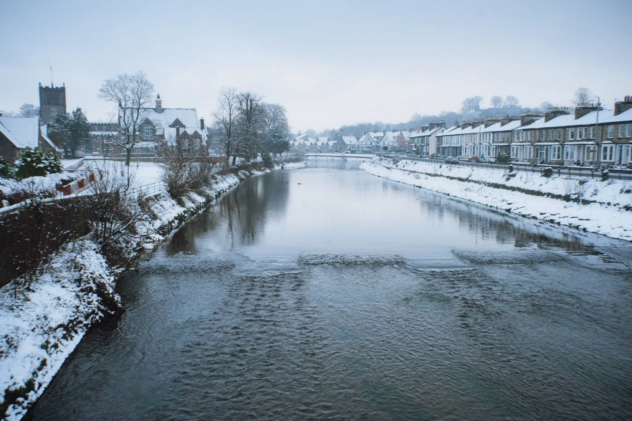  The sky attempted to brighten up, but to no avail.  