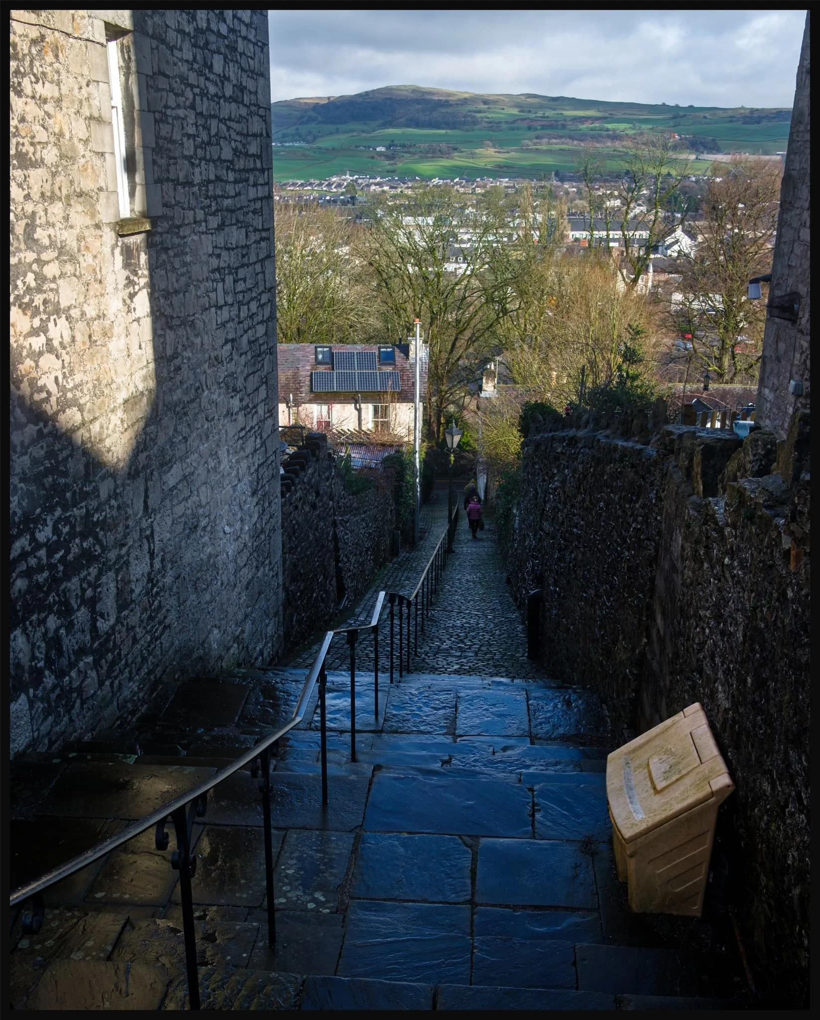  One of my favourite lanes in Kendal, and certainly one of the steepest. 
