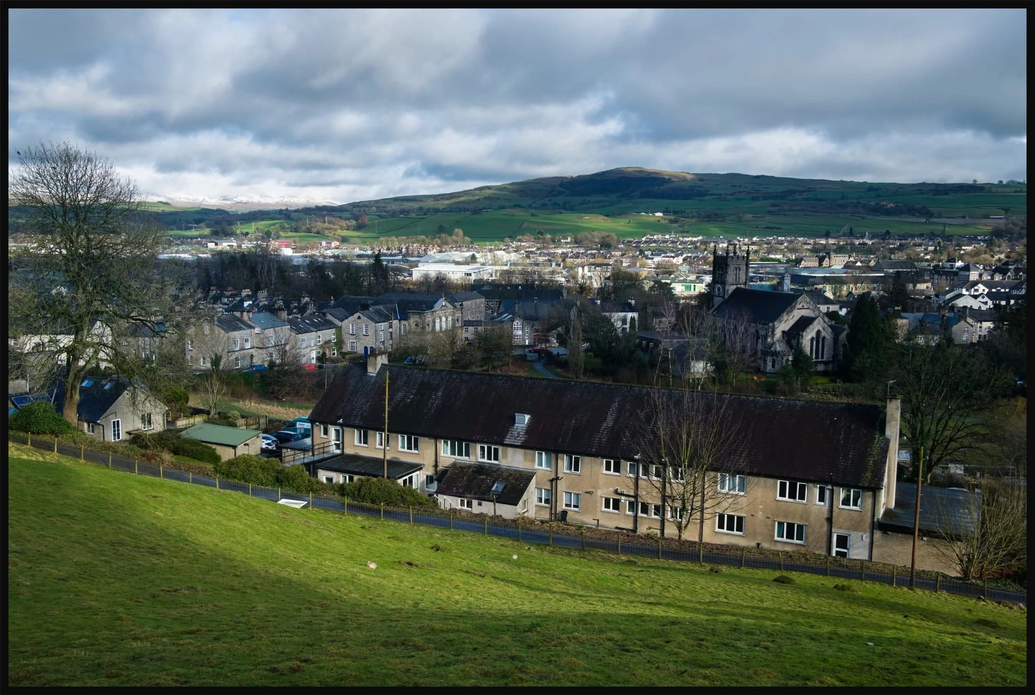  Above Maudes Meadow Residential Care Home, the rabbits were happily munching and frolicking on the common. 