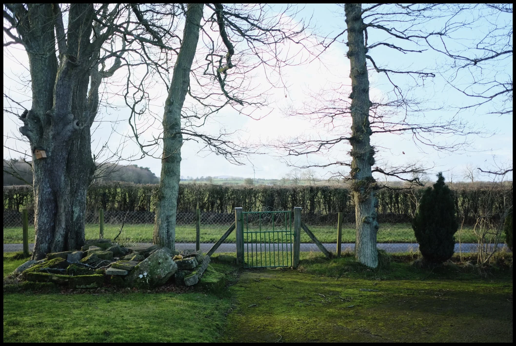 The road that passes by Dad&rsquo;s cottage. 