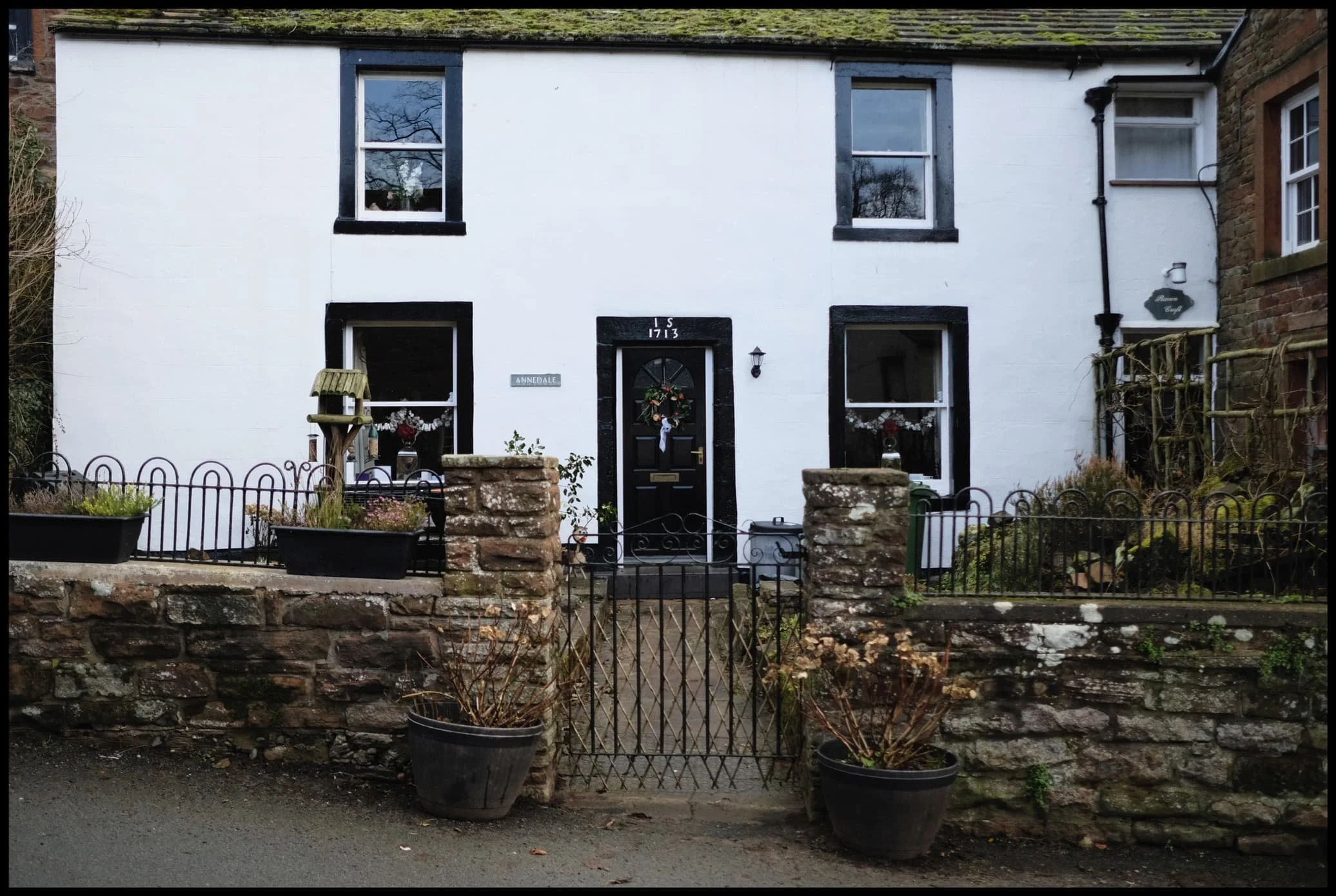  One of many buildings in Kirkoswald dating from the 18th century. This one&rsquo;s datestone reads 1713. 