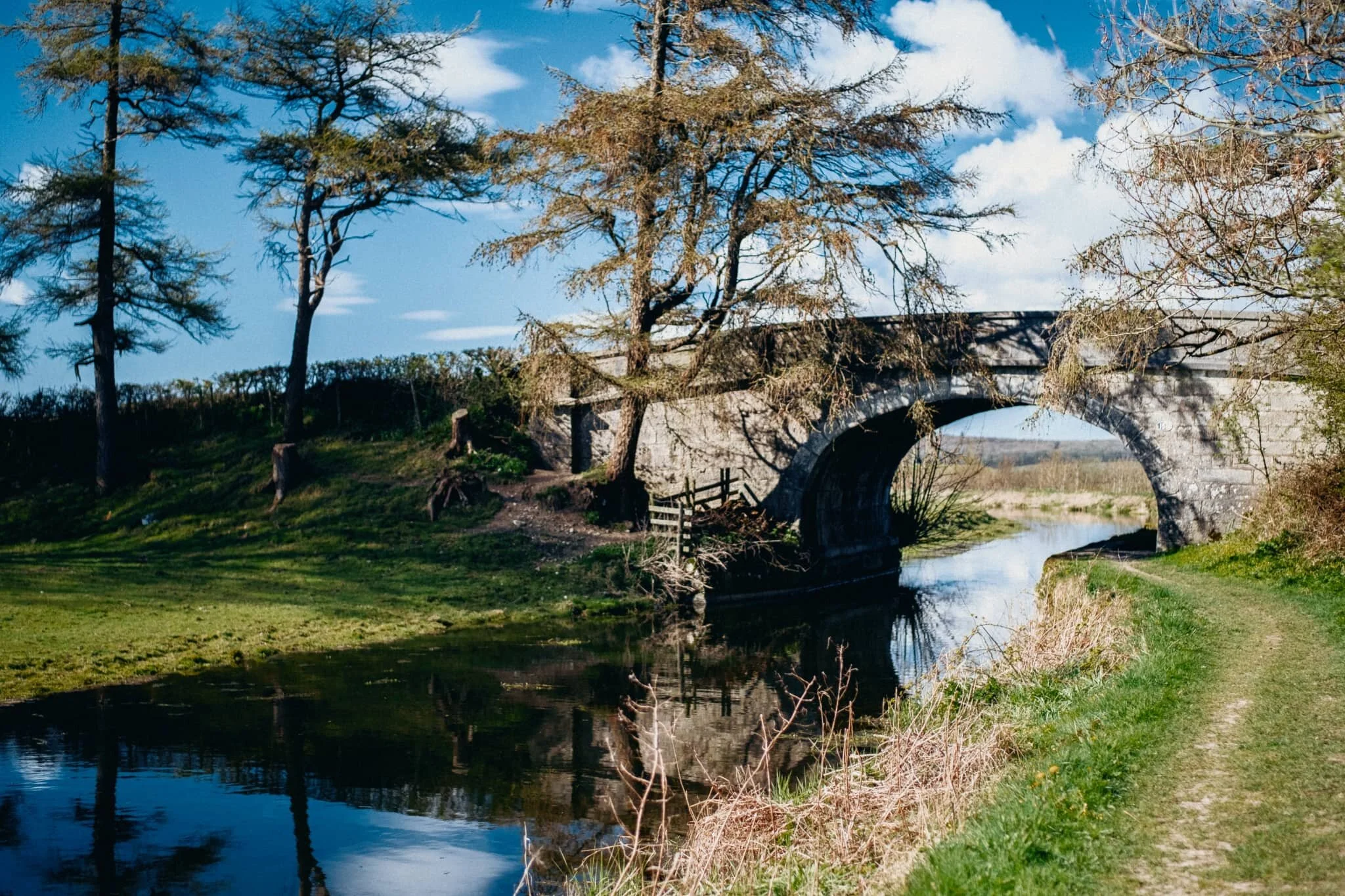 Farleton Turnpike Bridge (Nº 156) just before Duke’s Bridge, which signals the end of this section of the canal (and the path).
