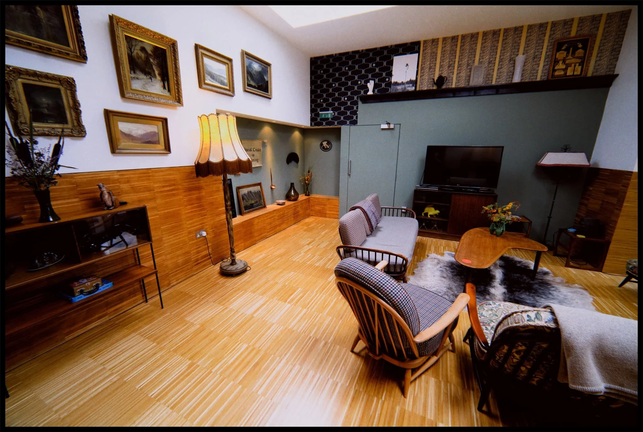  Inside Lawson Park house. They&rsquo;ve done a magnificent job bringing up the building to spec. 