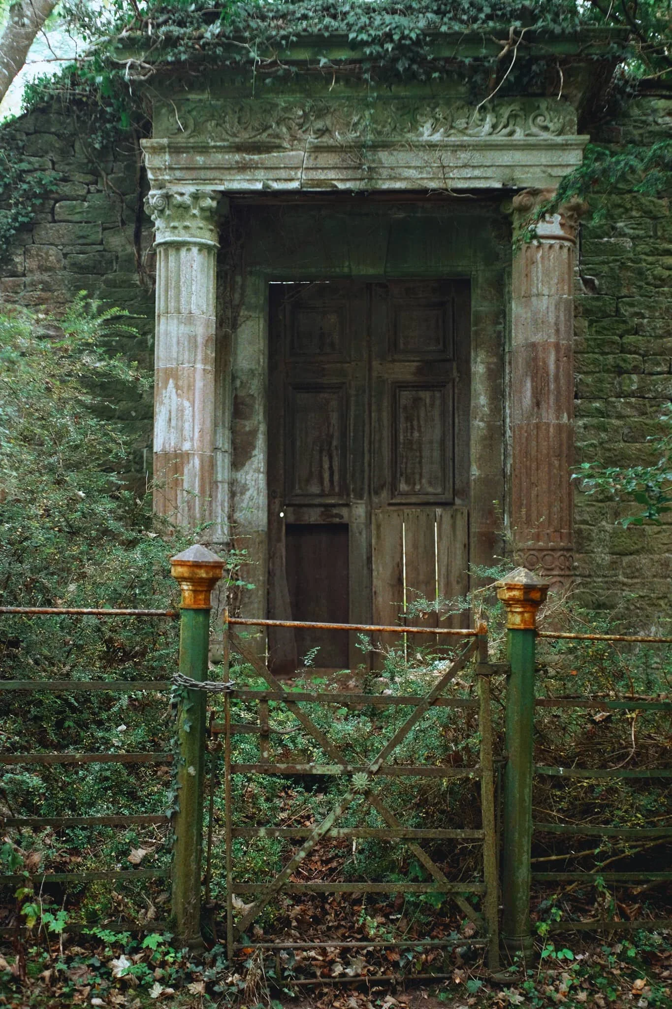 One of many abandoned entrances into the various private areas of the Lowther Estate.