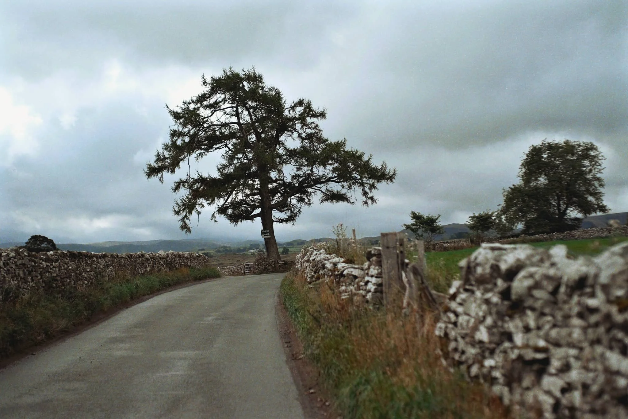 We follow the minor road, south of Helton, which will eventually lead us to the bridleway up onto Askham Fell.