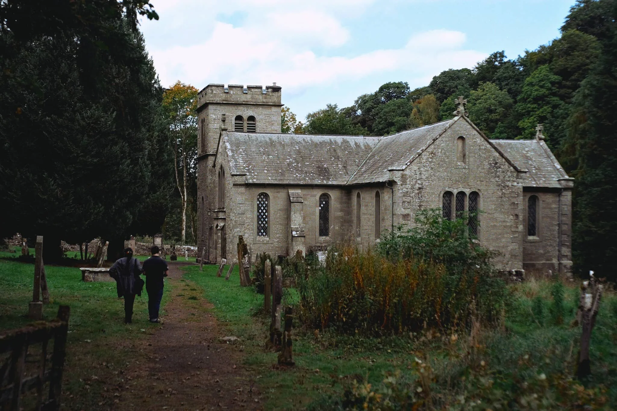 The track took us past St. Peter’s church in Askham. Some of its windows and gravestones have seen better days.