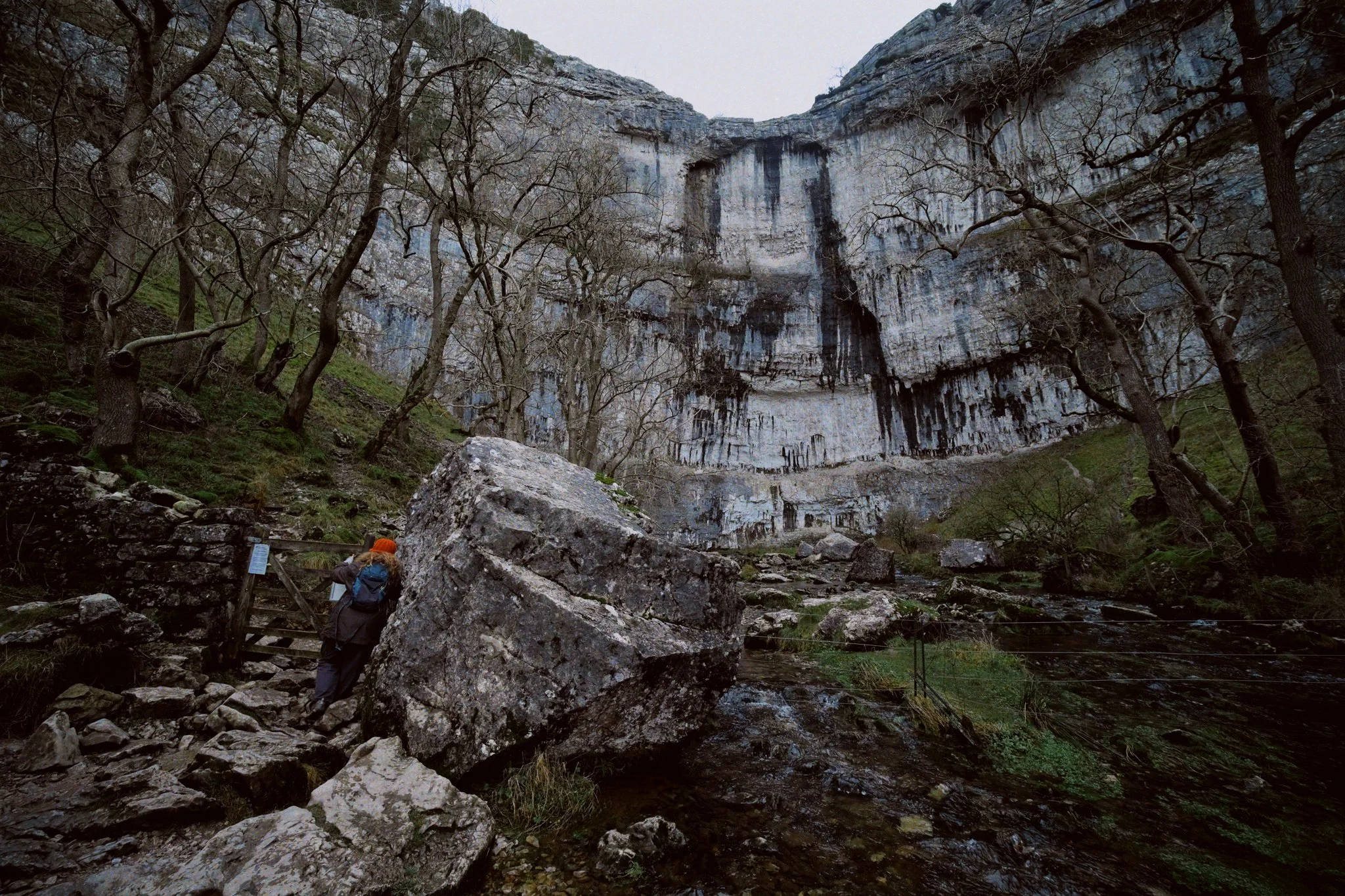  Ever been underneath an extinct waterfall? Tens of thousands of years ago, a giant waterfall would&rsquo;ve crashed down here.  