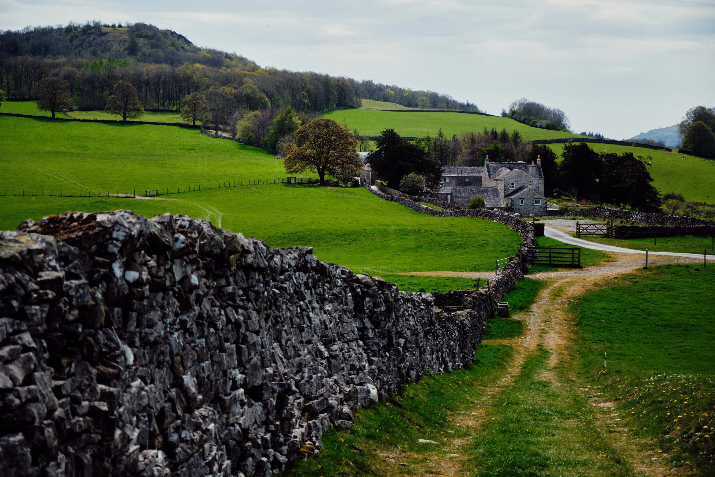 Cunswick Hall. What you see has been standing since its modernisation in the 1800s, but there aspects of the property still remaining from the 1500s, including a window which is said to contain the oldest glass in Westmorland. Historically the manor belonged to the Leyburn family.
