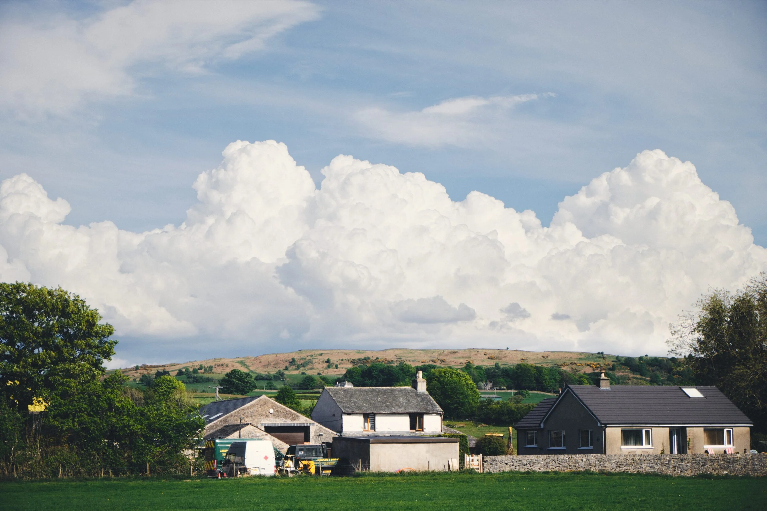  Today was very much about big fluffy clouds, it seems. 