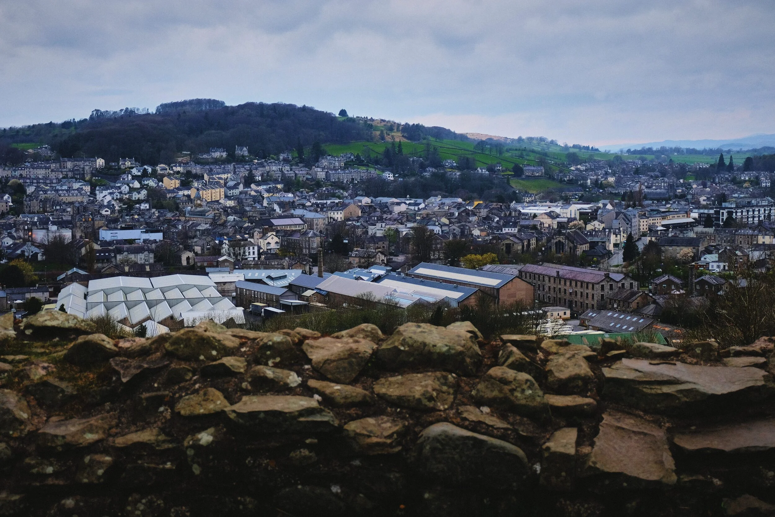 You can see why a castle was built here: it offers unparalleled views of the town.