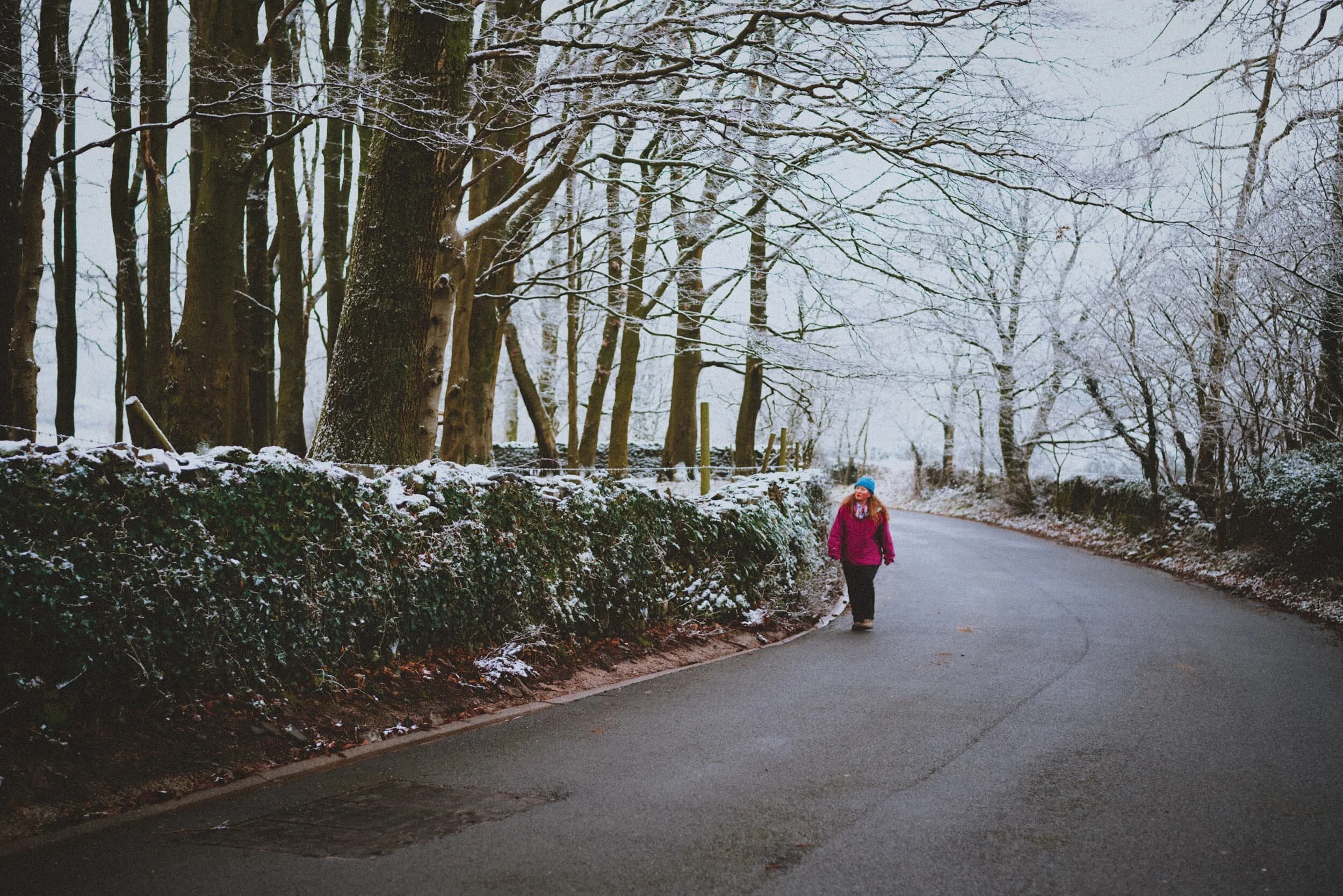  Up Old Sedbergh Road we go, as the road gets steeper each step. 