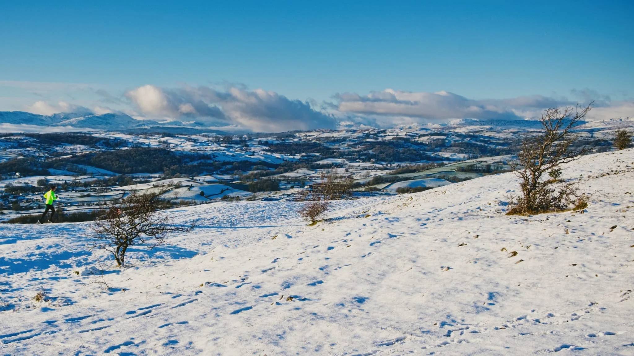  And there they are, the Lakeland fells, covered in the first of 2021&rsquo;s snow. 