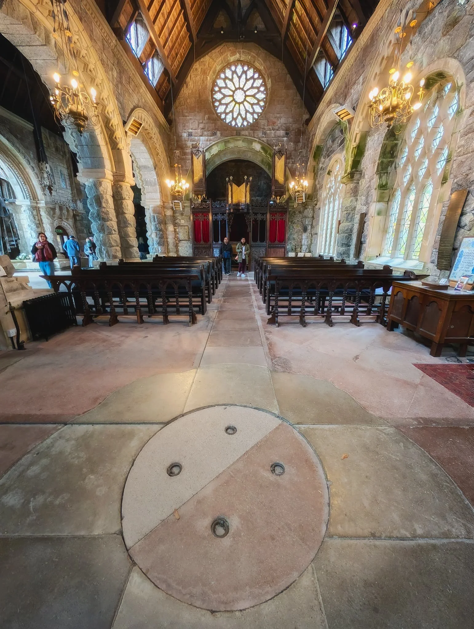  This is the nave of St. Conan&rsquo;s Kirk, the 