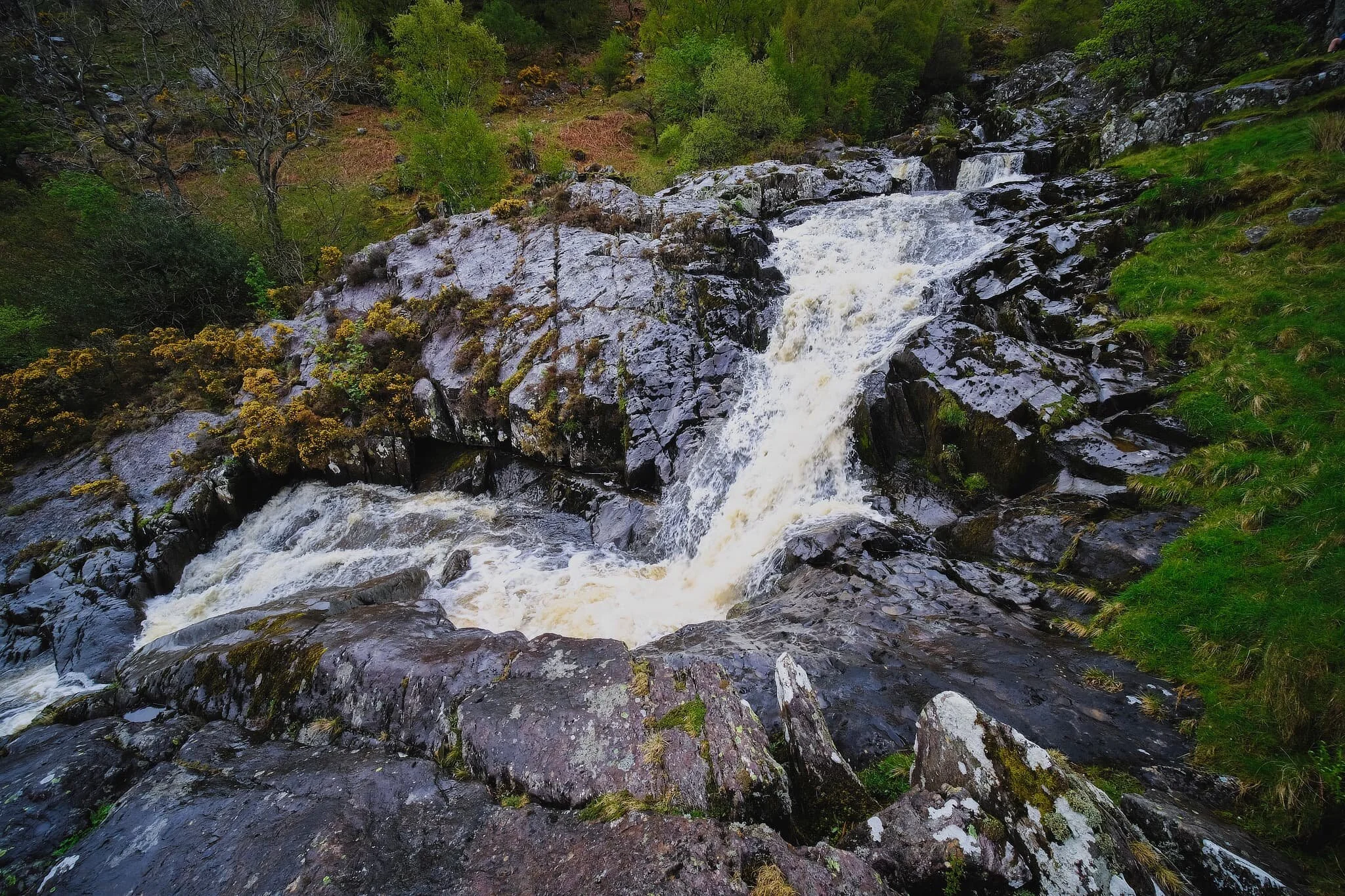 My main disappoint with this hike into Swindale was not being able to get better compositions of the various waterfalls of Forces Falls. That’s because the rain had saturated the grass and rocks alongside the falls, making them all super slippy, so I couldn’t get close enough to get the type of composition I wanted.