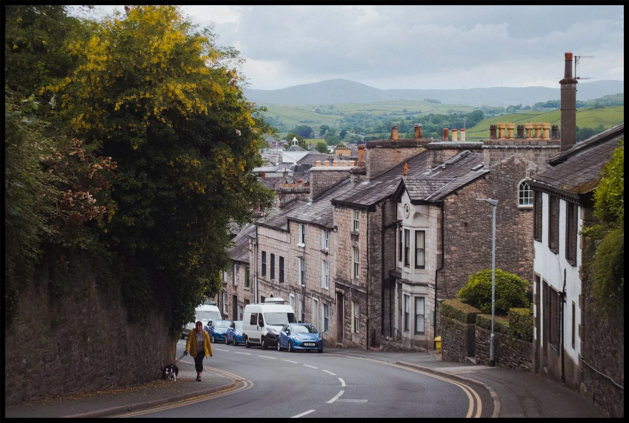  Heading up one of the steepest roads in Kendal, Beast Banks, a beautiful and almost timeless scene emerges that I can rarely ignore. 