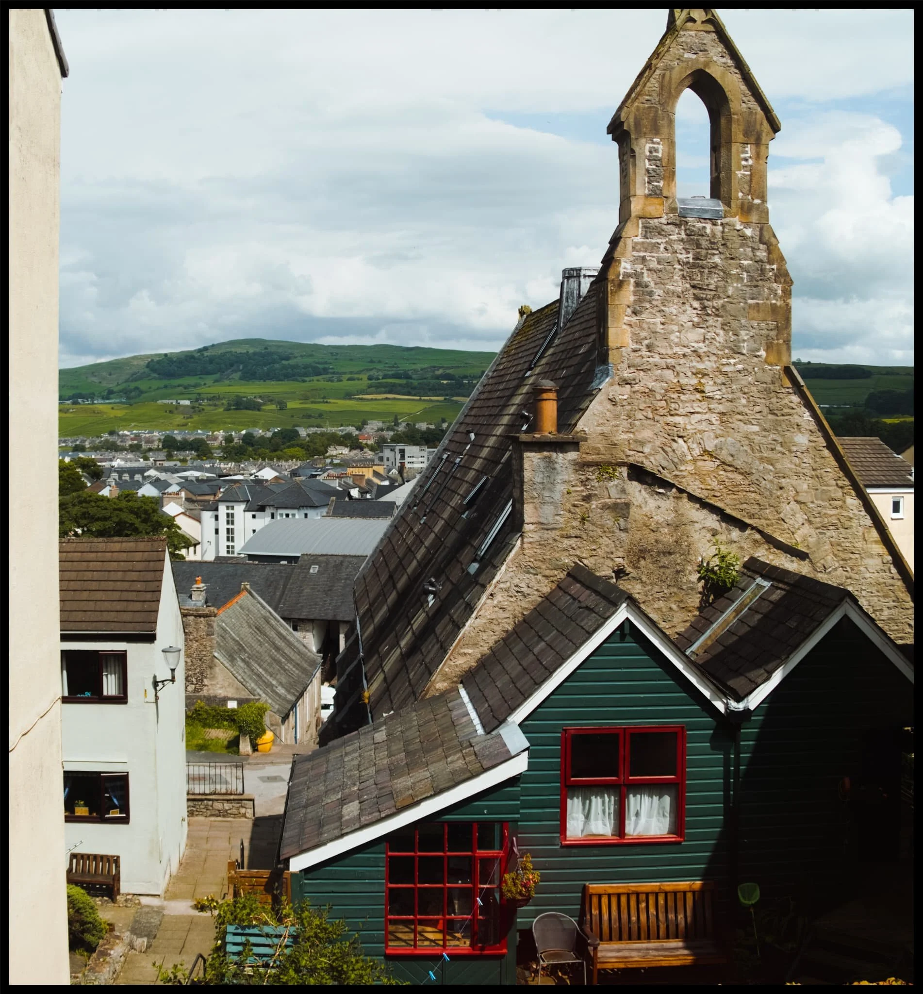  Heading back down into Kendal. 