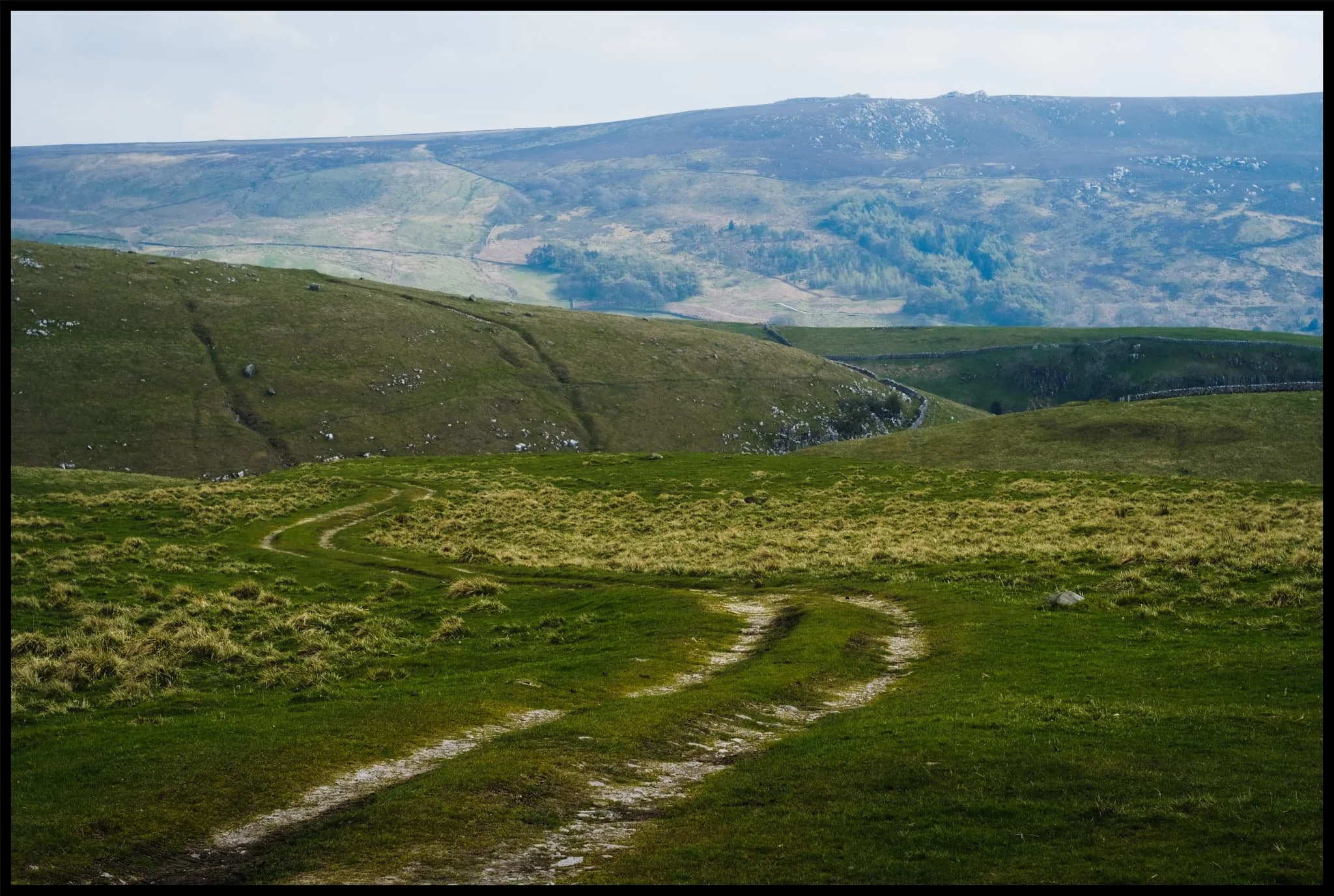  The deep drop into Trollers Gill that we had just climbed out of. 