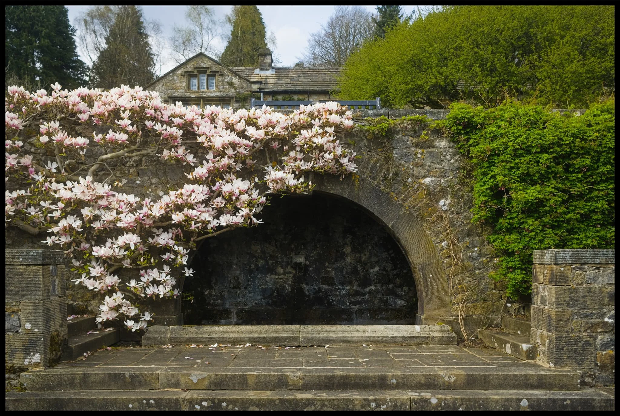 Parcevall Hall is a Grade II listed Manor House that includes 24 acres of sculpted and maintained gardens. They were created in 1927 but fell into decline after 1960 following the death of Sir William Milner, 8th Baronet of Nun Appleton. Restoration work commenced in the 1980s. 