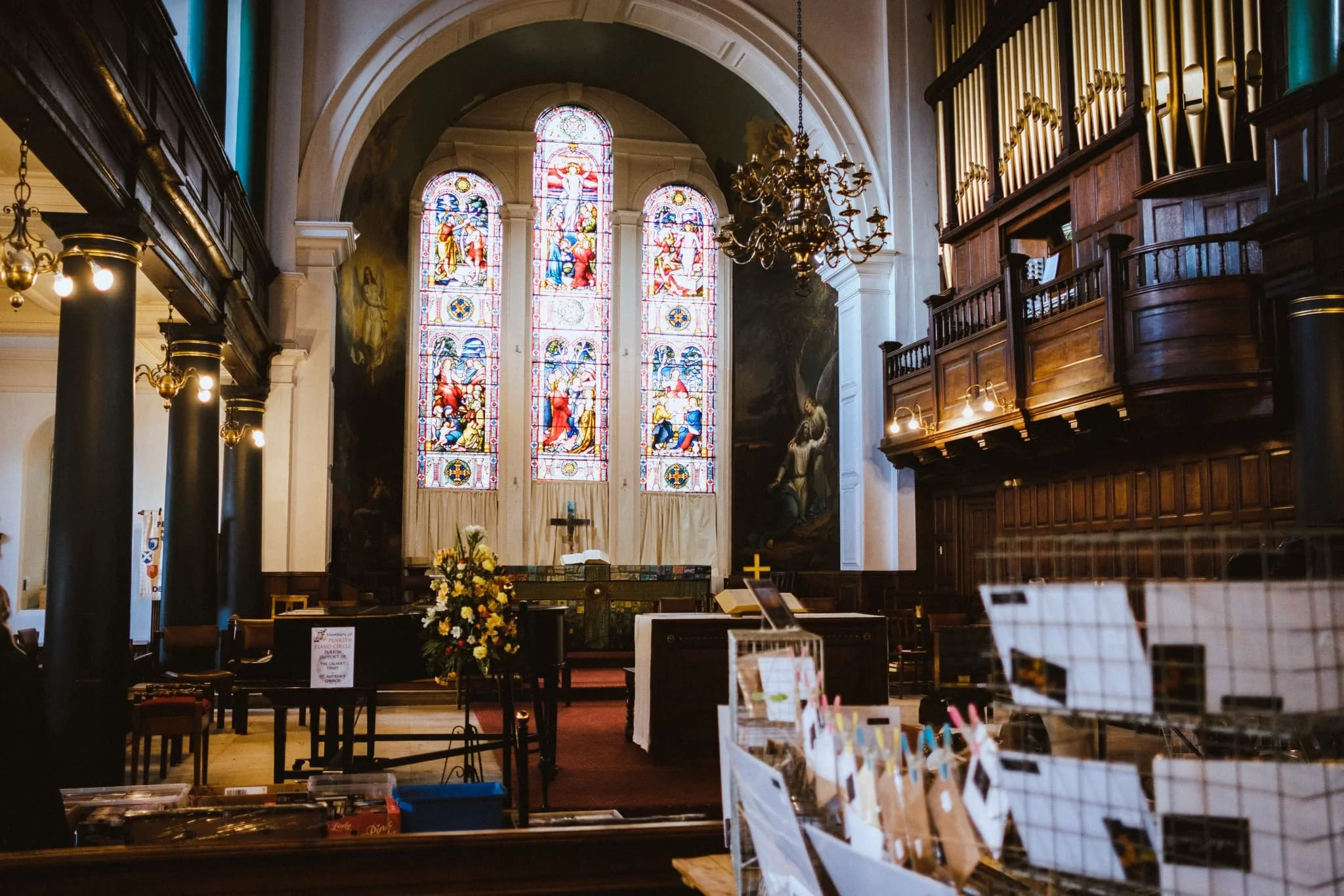  I&rsquo;ve never been inside St. Andrew&rsquo;s Church in Penrith before. It&rsquo;s bonny, and houses some lovely stained glass windows. 