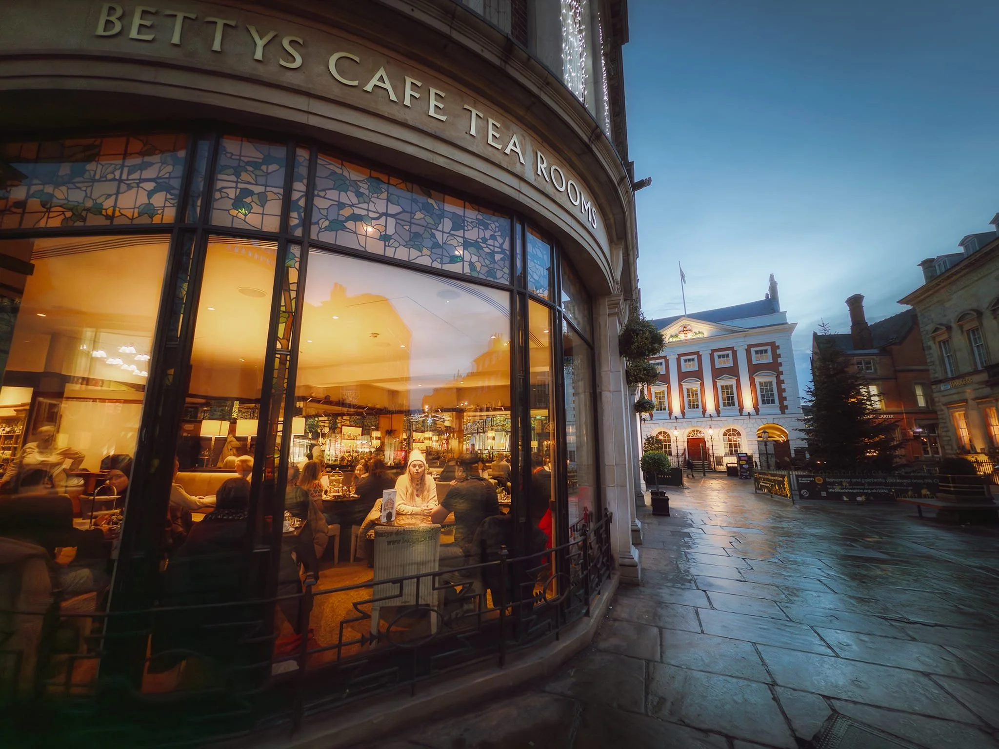 Betty’s Tea Rooms. You can’t get more Yorkshire than that.